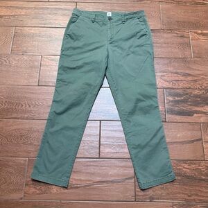 Gap Women’s 10 Olive Green Girlfriend Khaki Pants High Rise